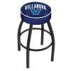 Holland Bar Stool Co. 25" 4" Villanova Cushion Seat, Blk Wrinkle Base Swivel Bar Stool -Kitchen & Dining Furniture Sales Store Holland20Bar20Stool20Co L8B1Vilnva