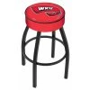 Holland Bar Stool Co. 25" Western Kentucky Cushion Seat, Blk Wrinkle Base Swivel Bar Stool -Kitchen & Dining Furniture Sales Store Holland20Bar20Stool20Co L8B1WestKy