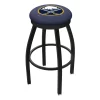 Holland Bar Stool Co. 25" Blk Wrinkle Buffalo Sabres Swivel Bar Stool, Accent Ring -Kitchen & Dining Furniture Sales Store Holland20Bar20Stool20Co L8B2BBufSab
