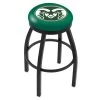 Holland Bar Stool Co. 25" Blk Wrinkle Colorado State Swivel Bar Stool, Accent Ring -Kitchen & Dining Furniture Sales Store Holland20Bar20Stool20Co L8B2BColoSt