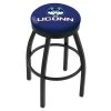 Holland Bar Stool Co. 25" Blk Wrinkle Connecticut Swivel Bar Stool, Accent Ring -Kitchen & Dining Furniture Sales Store Holland20Bar20Stool20Co L8B2BConnUn