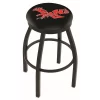 Holland Bar Stool Co. 25" Blk Wrinkle Eastern Washington Swivel Bar Stool, Accent Ring -Kitchen & Dining Furniture Sales Store Holland20Bar20Stool20Co L8B2BEastWA