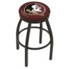 Holland Bar Stool Co. 25" Blk Wrinkle Florida State (Head) Swivel Bar Stool, Accent Ring -Kitchen & Dining Furniture Sales Store Holland20Bar20Stool20Co L8B2BFSU HD