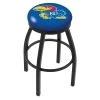 Holland Bar Stool Co. 25" Blk Wrinkle Kansas Swivel Bar Stool, Accent Ring -Kitchen & Dining Furniture Sales Store Holland20Bar20Stool20Co L8B2BKnsasU