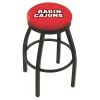 Holland Bar Stool Co. 30" Blk Wrinkle Louisiana-Lafayette Swivel Bar Stool, Accent Ring -Kitchen & Dining Furniture Sales Store Holland20Bar20Stool20Co L8B2BLA Laf