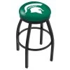 Holland Bar Stool Co. 30" Blk Wrinkle Michigan State Swivel Bar Stool, Accent Ring -Kitchen & Dining Furniture Sales Store Holland20Bar20Stool20Co L8B2BMichSt