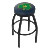 Holland Bar Stool Co. 30" Blk Wrinkle Notre Dame Shamrock Swivel Bar Stool, Accent Ring -Kitchen & Dining Furniture Sales Store Holland20Bar20Stool20Co L8B2BND Shm