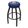 Holland Bar Stool Co. 25" Blk Wrinkle New York Islanders Swivel Bar Stool, Accent Ring -Kitchen & Dining Furniture Sales Store Holland20Bar20Stool20Co L8B2BNYIsln