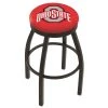 Holland Bar Stool Co. 30" Blk Wrinkle Ohio State Swivel Bar Stool, Accent Ring -Kitchen & Dining Furniture Sales Store Holland20Bar20Stool20Co L8B2BOhioSt