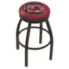 Holland Bar Stool Co. 25" Blk Wrinkle South Carolina Swivel Bar Stool, Accent Ring -Kitchen & Dining Furniture Sales Store Holland20Bar20Stool20Co L8B2BSouCar
