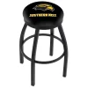 Holland Bar Stool Co. 25" Blk Wrinkle Southern Miss Swivel Bar Stool, Accent Ring -Kitchen & Dining Furniture Sales Store Holland20Bar20Stool20Co L8B2BSouMis