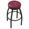 Holland Bar Stool Co. 25" Blk Wrinkle Texas A&M Swivel Bar Stool, Accent Ring -Kitchen & Dining Furniture Sales Store Holland20Bar20Stool20Co L8B2BTexA M