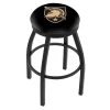 Holland Bar Stool Co. 25" Blk Wrinkle US Military Academy ARMY Swivel Bar Stool, Accent Ring