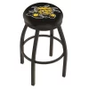 Holland Bar Stool Co. 30" Blk Wrinkle Wichita State Swivel Bar Stool, Accent Ring -Kitchen & Dining Furniture Sales Store Holland20Bar20Stool20Co L8B2BWichSt