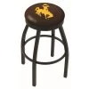 Holland Bar Stool Co. 25" Blk Wrinkle Wyoming Swivel Bar Stool, Accent Ring -Kitchen & Dining Furniture Sales Store Holland20Bar20Stool20Co L8B2BWymng