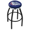 Holland Bar Stool Co. 25" Blk Wrinkle Gonzaga Swivel Bar Stool, Chrome Ring -Kitchen & Dining Furniture Sales Store Holland20Bar20Stool20Co L8B2CGonzga