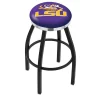 Holland Bar Stool Co. 25" Blk Wrinkle Louisiana State Swivel Bar Stool, Chrome Ring -Kitchen & Dining Furniture Sales Store Holland20Bar20Stool20Co L8B2CLaStUn