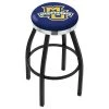 Holland Bar Stool Co. 25" Blk Wrinkle Marquette Swivel Bar Stool, Chrome Ring -Kitchen & Dining Furniture Sales Store Holland20Bar20Stool20Co L8B2CMrqtte