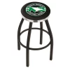 Holland Bar Stool Co. 25" Blk Wrinkle North Dakota Swivel Bar Stool, Chrome Ring -Kitchen & Dining Furniture Sales Store Holland20Bar20Stool20Co L8B2CNorDak