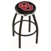 Holland Bar Stool Co. 25" Blk Wrinkle Oklahoma Swivel Bar Stool, Chrome Ring -Kitchen & Dining Furniture Sales Store Holland20Bar20Stool20Co L8B2COklhma