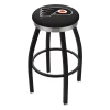 Holland Bar Stool Co. 25" Blk Wrinkle Philadelphia Flyers Swivel Bar Stool, Chrome Ring -Kitchen & Dining Furniture Sales Store Holland20Bar20Stool20Co L8B2CPhiFly B