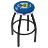 Holland Bar Stool Co. 25" Blk Wrinkle South Dakota State Swivel Bar Stool, Chrome Ring -Kitchen & Dining Furniture Sales Store Holland20Bar20Stool20Co L8B2CSDakSt
