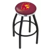 Holland Bar Stool Co. 25" Blk Wrinkle USC Trojans Swivel Bar Stool, Chrome Ring -Kitchen & Dining Furniture Sales Store Holland20Bar20Stool20Co L8B2CSouCal