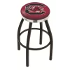 Holland Bar Stool Co. 30" Blk Wrinkle South Carolina Swivel Bar Stool, Chrome Ring -Kitchen & Dining Furniture Sales Store Holland20Bar20Stool20Co L8B2CSouCar