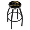 Holland Bar Stool Co. 30" Blk Wrinkle Southern Miss Swivel Bar Stool, Chrome Ring -Kitchen & Dining Furniture Sales Store Holland20Bar20Stool20Co L8B2CSouMis