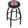 Holland Bar Stool Co. 30" Blk Wrinkle Syracuse Swivel Bar Stool, Chrome Ring -Kitchen & Dining Furniture Sales Store Holland20Bar20Stool20Co L8B2CSyrcse
