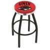 Holland Bar Stool Co. 25" Blk Wrinkle UNLV Swivel Bar Stool, Chrome Ring -Kitchen & Dining Furniture Sales Store Holland20Bar20Stool20Co L8B2CUNevLV