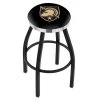 Holland Bar Stool Co. 25" Blk Wrinkle US Military Academy ARMY Swivel Bar Stool, Chrome Ring -Kitchen & Dining Furniture Sales Store Holland20Bar20Stool20Co L8B2CUSMilA