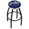 Holland Bar Stool Co. 25" Blk Wrinkle US Naval Academy NAVY Swivel Bar Stool, Chrome Ring -Kitchen & Dining Furniture Sales Store Holland20Bar20Stool20Co L8B2CUSNavA