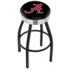 Holland Bar Stool Co. 30" Blk Wrinkle Alabama Swivel Bar Stool, Chrome Ring -Kitchen & Dining Furniture Sales Store Holland20Bar20Stool20Co L8B3CAL A