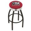 Holland Bar Stool Co. 25" Blk Wrinkle Alabama Swivel Bar Stool, Chrome Ring -Kitchen & Dining Furniture Sales Store Holland20Bar20Stool20Co L8B3CAL Ele