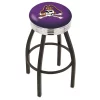 Holland Bar Stool Co. 30" Blk Wrinkle East Carolina Swivel Bar Stool, Chrome Ring -Kitchen & Dining Furniture Sales Store Holland20Bar20Stool20Co L8B3CEcarol