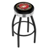 Holland Bar Stool Co. 30" Blk Wrinkle U.S. Marines Swivel Bar Stool, Chrome Ring -Kitchen & Dining Furniture Sales Store Holland20Bar20Stool20Co L8B3CMarine
