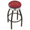 Holland Bar Stool Co. 25" Blk Wrinkle Minnesota Swivel Bar Stool, Chrome Ring -Kitchen & Dining Furniture Sales Store Holland20Bar20Stool20Co L8B3CMinnUn
