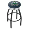 Holland Bar Stool Co. 25" Blk Wrinkle Notre Dame Leprechaun Swivel Bar Stool, Chrome Ring -Kitchen & Dining Furniture Sales Store Holland20Bar20Stool20Co L8B3CND Lep