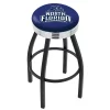 Holland Bar Stool Co. 30" Blk Wrinkle North Florida Swivel Bar Stool, Chrome Ring -Kitchen & Dining Furniture Sales Store Holland20Bar20Stool20Co L8B3CNorFla