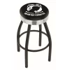 Holland Bar Stool Co. 30" Blk Wrinkle POW/MIA Swivel Bar Stool, Chrome Ring -Kitchen & Dining Furniture Sales Store Holland20Bar20Stool20Co L8B3CPOWMIA