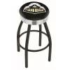Holland Bar Stool Co. 25" Blk Wrinkle Pitt Swivel Bar Stool, Chrome Ring -Kitchen & Dining Furniture Sales Store Holland20Bar20Stool20Co L8B3CPurdue