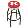 Holland Bar Stool Co. 30" Blk Wrinkle Rutgers Swivel Bar Stool, Chrome Ring -Kitchen & Dining Furniture Sales Store Holland20Bar20Stool20Co L8B3CRutger