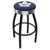 Holland Bar Stool Co. 25" Blk Wrinkle Toronto Maple Leafs Swivel Bar Stool, Chrome Ring -Kitchen & Dining Furniture Sales Store Holland20Bar20Stool20Co L8B3CTorMpl