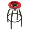 Holland Bar Stool Co. 25" Blk Wrinkle UNLV Swivel Bar Stool, Chrome Ring -Kitchen & Dining Furniture Sales Store Holland20Bar20Stool20Co L8B3CUNevLV 1