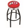 Holland Bar Stool Co. 25" Blk Wrinkle Utah Swivel Bar Stool, Chrome Ring -Kitchen & Dining Furniture Sales Store Holland20Bar20Stool20Co L8B3CUtahUn