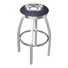 Holland Bar Stool Co. 30" Chrome Butler Swivel Bar Stool, Accent Ring