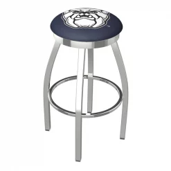 Holland Bar Stool Co. 30" Chrome Butler Swivel Bar Stool, Accent Ring