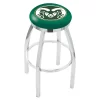 Holland Bar Stool Co. 30" Chrome Colorado State Swivel Bar Stool, Accent Ring -Kitchen & Dining Furniture Sales Store Holland20Bar20Stool20Co L8C2CColoSt 1