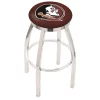 Holland Bar Stool Co. 25" Chrome Florida State (Head) Swivel Bar Stool, Accent Ring -Kitchen & Dining Furniture Sales Store Holland20Bar20Stool20Co L8C2CFSU HD